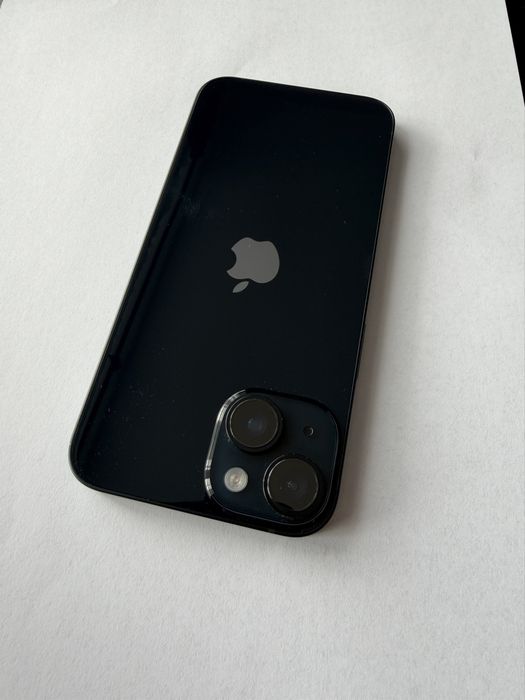 iPhone 14 128 GB czarny (Midnight), oryginalny komplet, bateria 88%.
