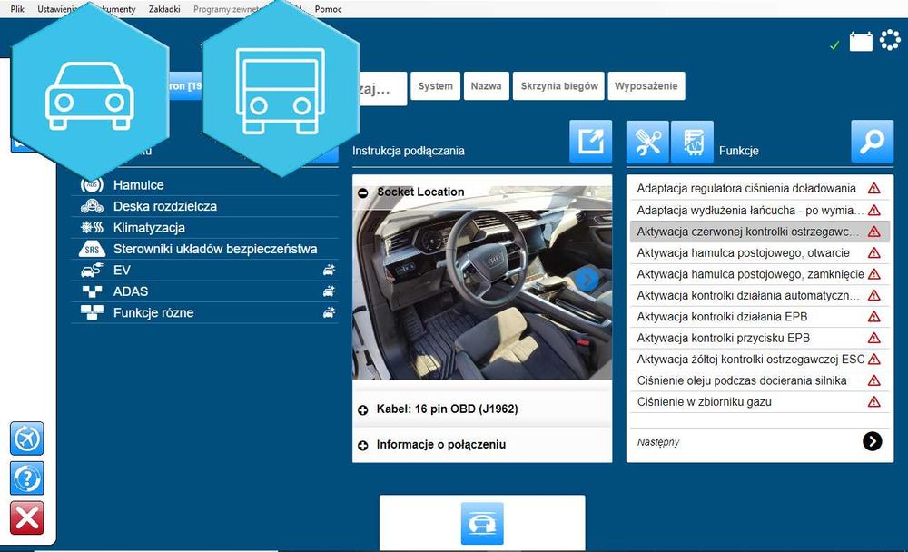 Pl program diagnostyczny do interfejsów testerów multidiag pro + plus