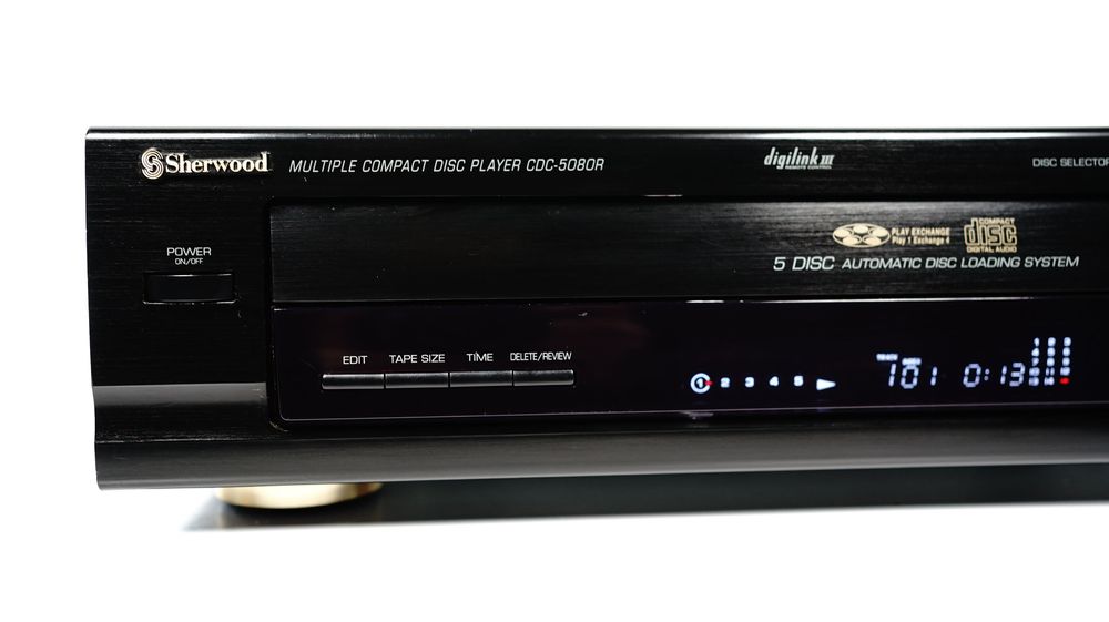 Zmieniarka na 5 płyt CD Sherwood CDC-5080R Dual DAC 1-bit Odtwarzacz