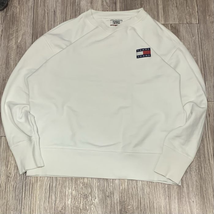 Світшот Tommy jeans в ідеально- новому стані, білий, розмір Xl