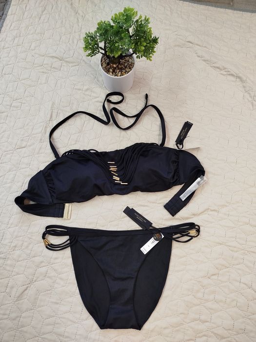 Новий чорний купальник бандо Victoria's Secret