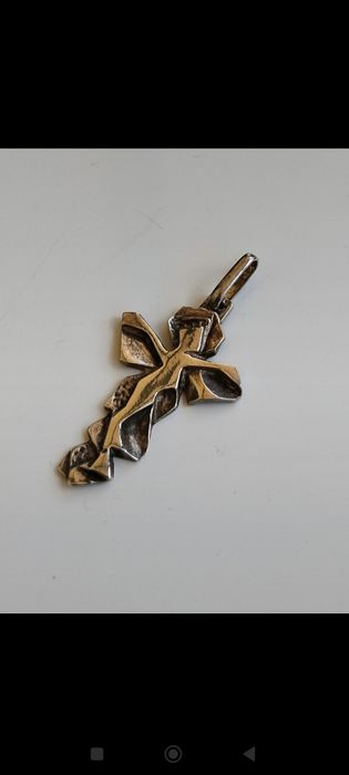 Medalha cruz em prata 835