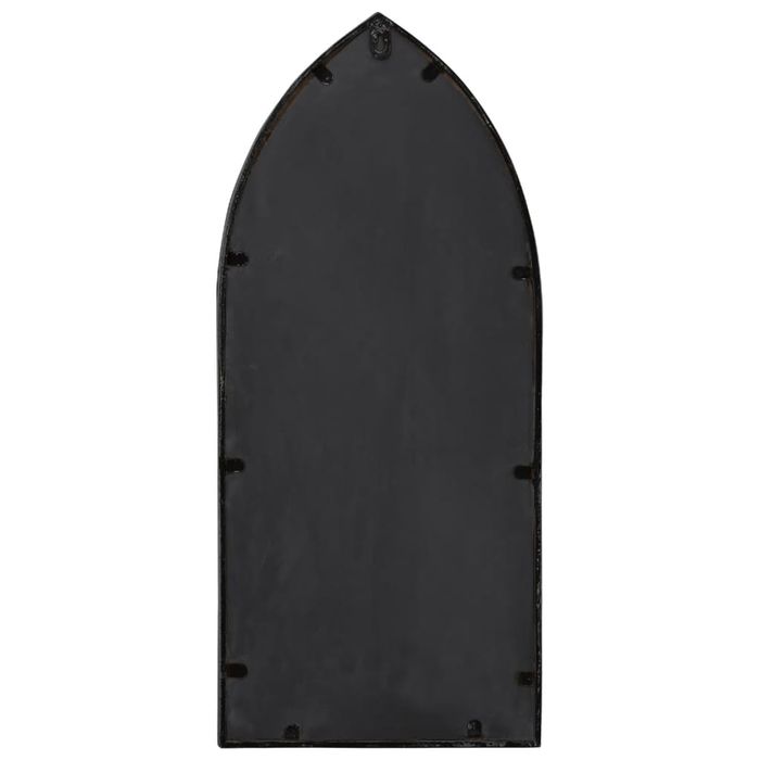 Vidaxl Lustro Ogrodowe, Czarne, 70X30 Cm, Żelazne