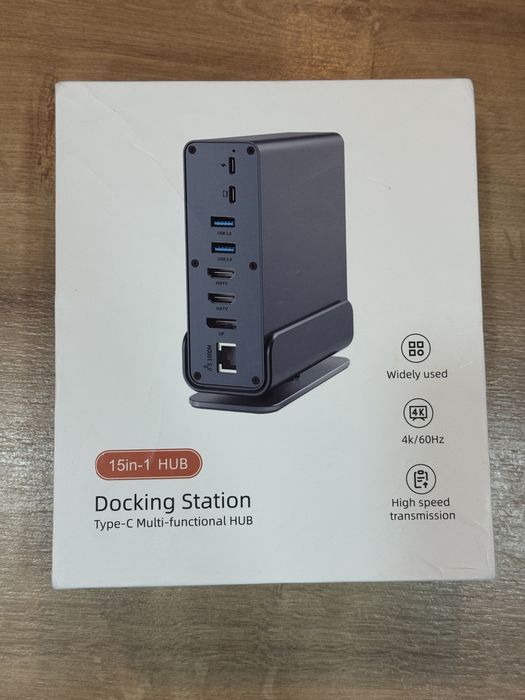Універсальна USB-C док-станція 15 в 1
