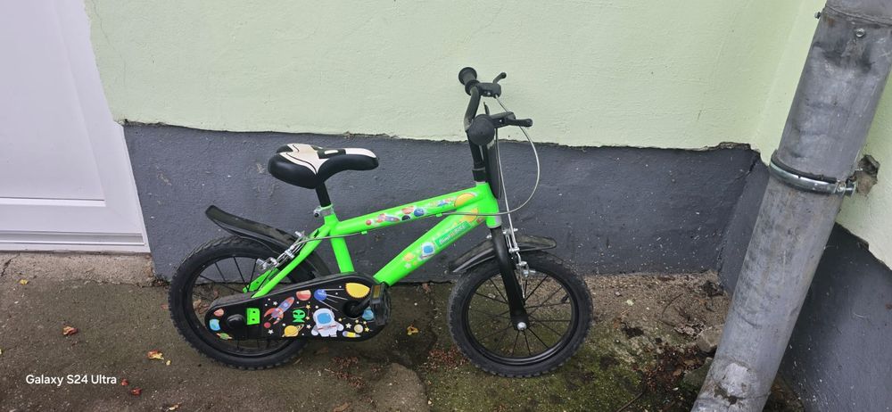 Дитячий велосипед, велосипед для хлопчика, зелений велосипед