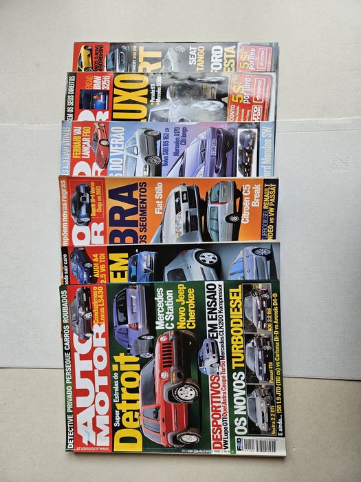 Lote de 6 Revistas AutoMotor Usadas 2001