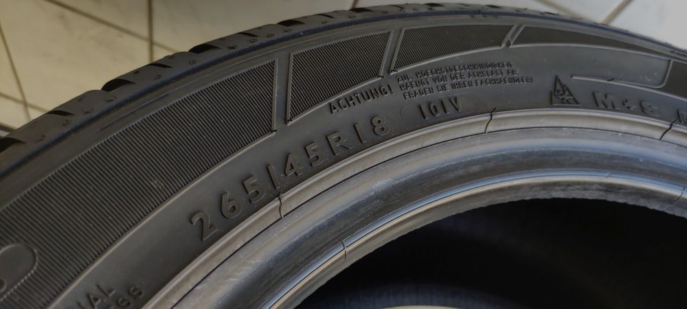 2x 265/45R18 Dunlop SpWinterSport 3D 101V 6,52mm