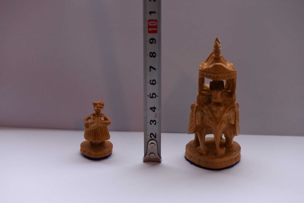 Szachy z Indii, rękodzieło