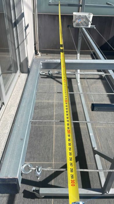 Estendal de roupa metálico