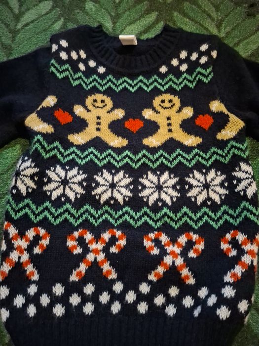 Sweterek świąteczny 110/116