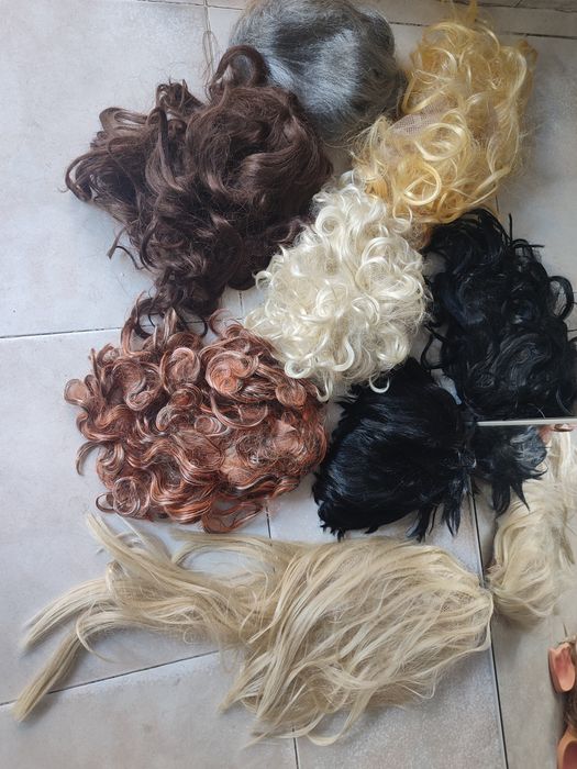 Perucas para carnaval disfarçes máscaras