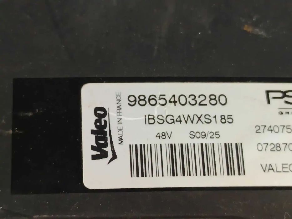 Alternador PEUGEOT NUEVO 3008 GT HYBRID 136 E-DCS6 9865403280 VERE8411