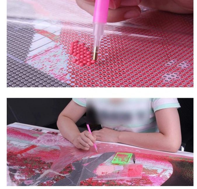 Diamond painting mozaika  - Biały koń