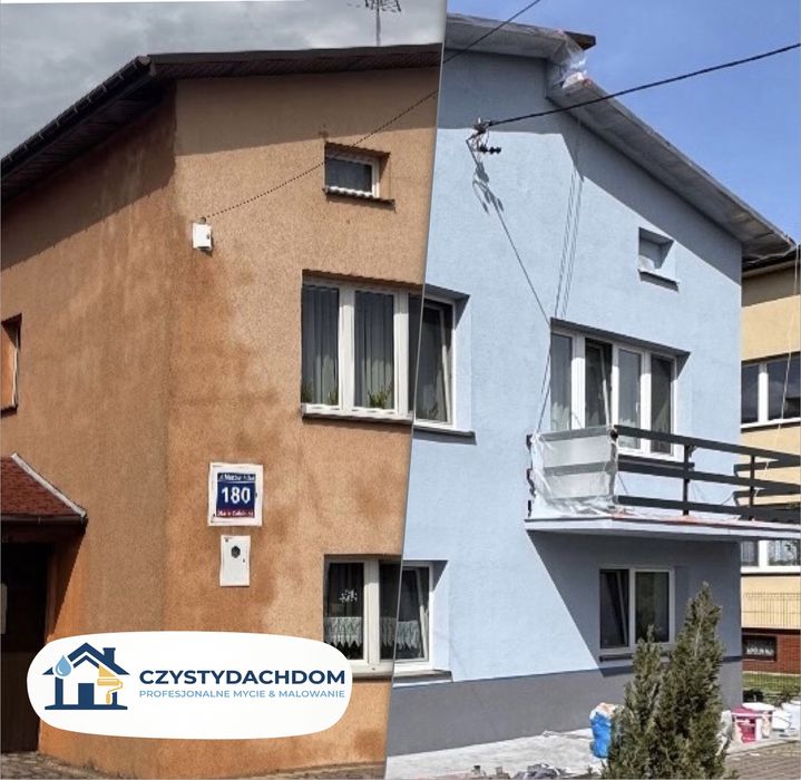 Mycie/Malowanie dachów, elewacji