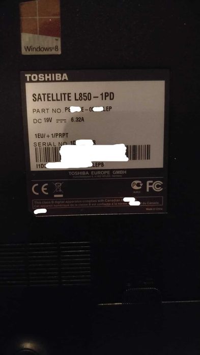 Portatil Satellite L850-1PD