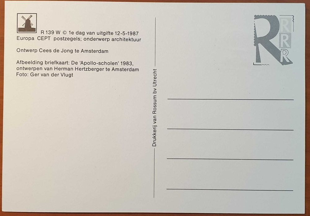 MAXIMAFILIA - Holanda - Europa (C.E.P.T.) 1987