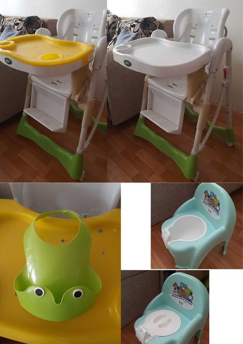 Коляска дитяча, столик для годування. Придане дитяче до року.