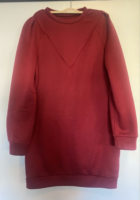 Vestido vermelho cardado novo