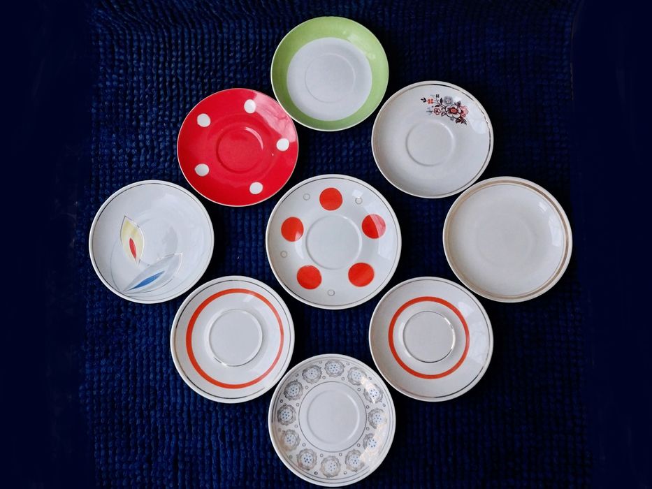 Блюдца фарфор чайные кофейные Дулёво Полонное Баранівка Городница