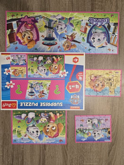 Zestaw puzzli Trefl Psi Patrol - Sky Everest Marshall Rubble