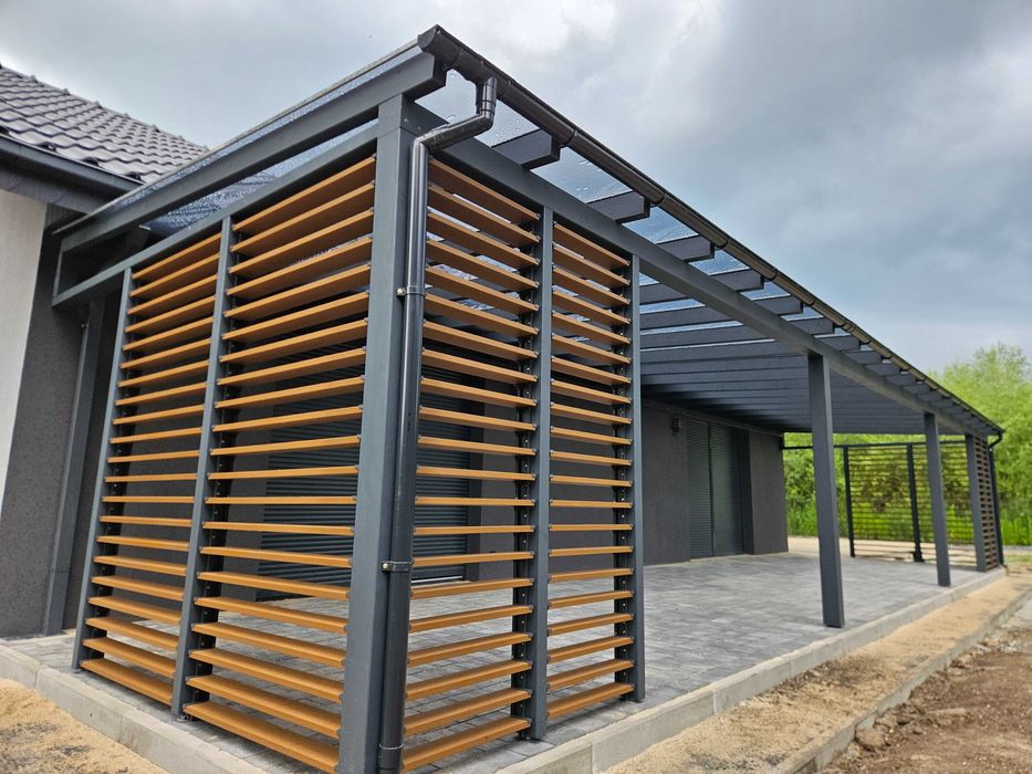 Zadaszenia-Drewno BSH-Aluminium