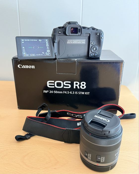 Vendo Kit canon EOS R8 + objetiva 24-50
