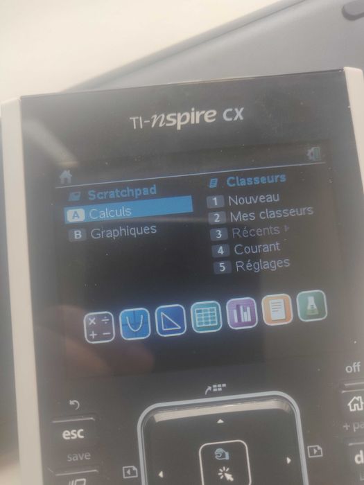 calculadora texas t1 - nspire cx
