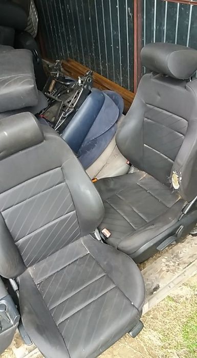 Fotele kubełki kubełkowe tylna kanapa Audi A3 8L Lift FL Komplet