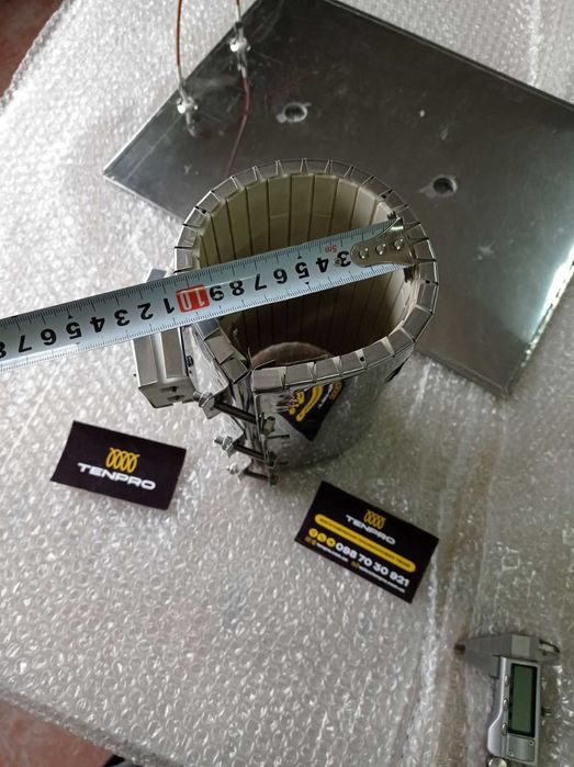 Хомутовий керамічний нагрівач. Кільцевий керамічний тен екструдера