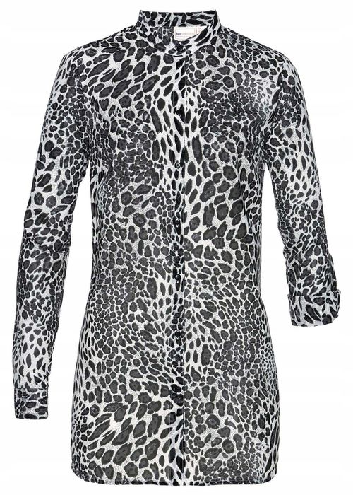 32) Bluzka w cętki 46 NOWA