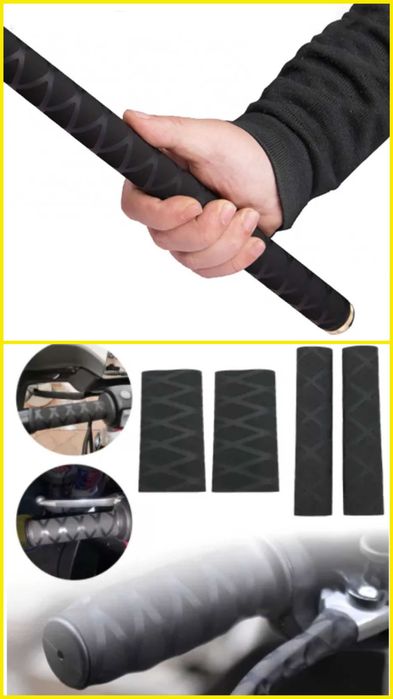 Tubo termo retrátil / retráctil Grip. Cana de pesca raquete punho moto