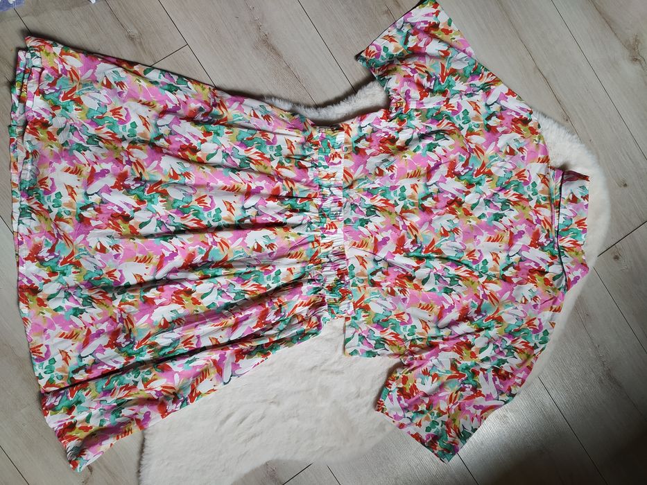 Komplet spódniczka+ crop top koszula M