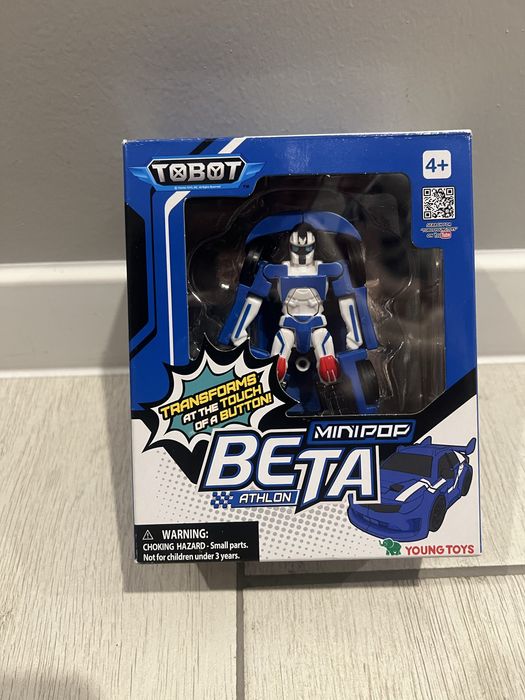Іграшка-трансформер Tobot Athlon Мини Бета оригінал