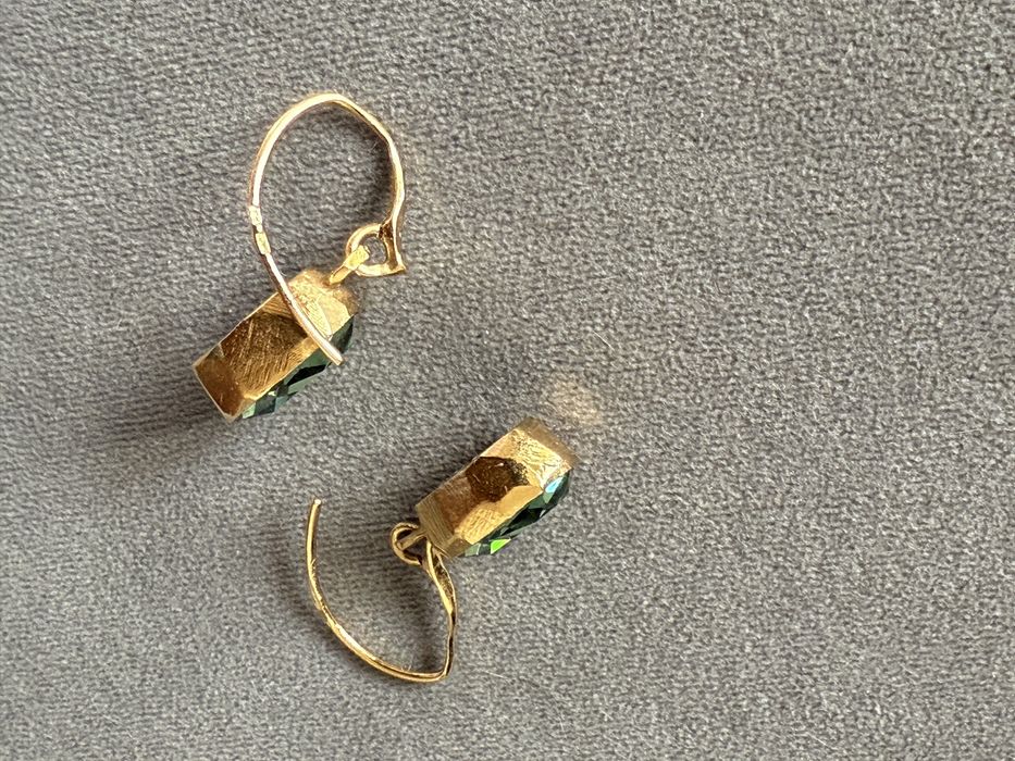 Kolczyki  Motyle W. Kruk swarovski srebro pozlacane 925