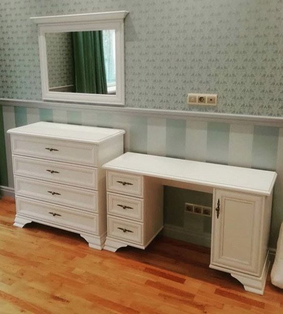 Комод классика для спальни, комод для гостиной, комод на 4 ящика