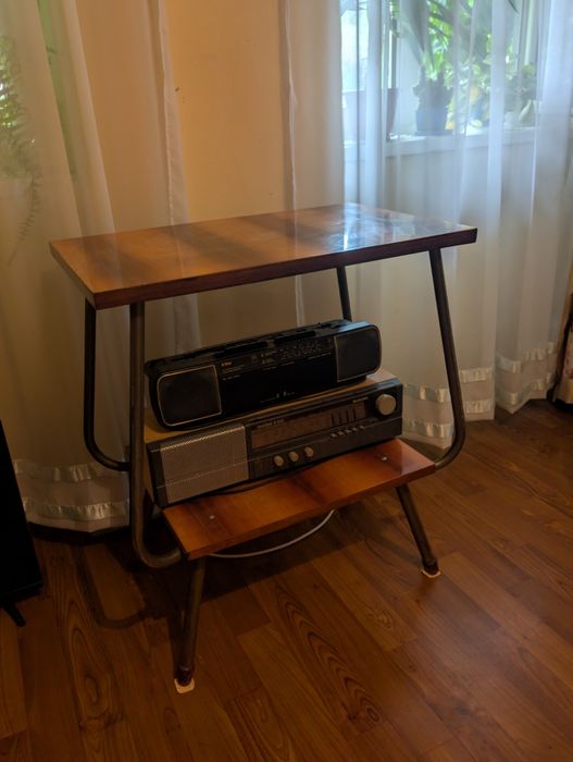 Stolik RTV z PRL-U Tulipan