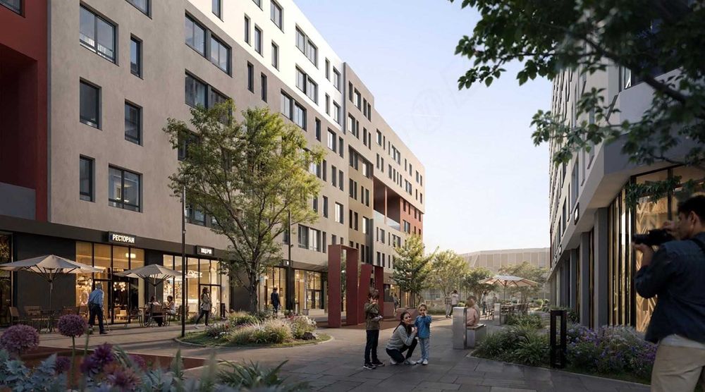 2-к апартаменти 57.8 м² у Big Ben | багато простору, без комісії