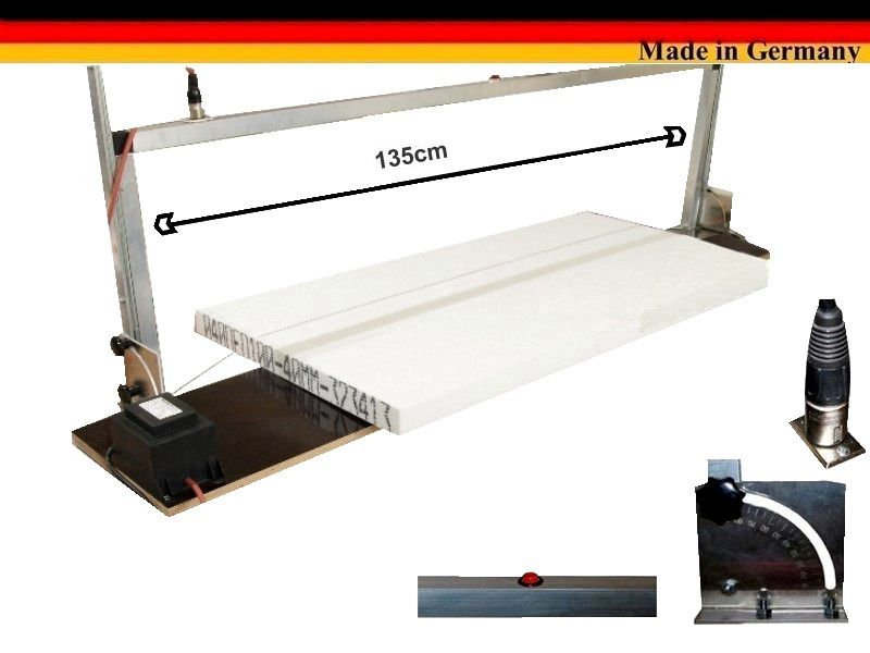Máquina Corte EPS / XPS / Esferovite Fio Quente - ETICS vulgo Capotto