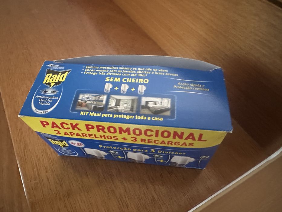 Difusor anti mosquitos Raid triplo ambiente casa