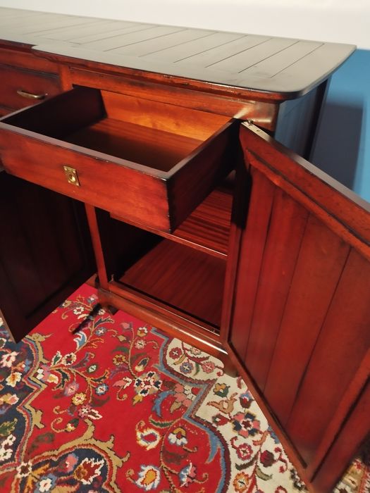 komoda kolonialna VINTAGE drewniana palisander długa 180 cm