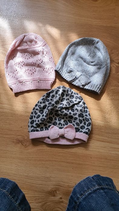 Czapeczki wiosenne dziewczynka 6-8 lat