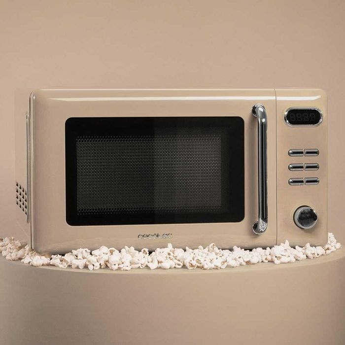 Cecotec Cyfrowa kuchenka mikrofalowa z grillem 20 l Vintage Beżowa