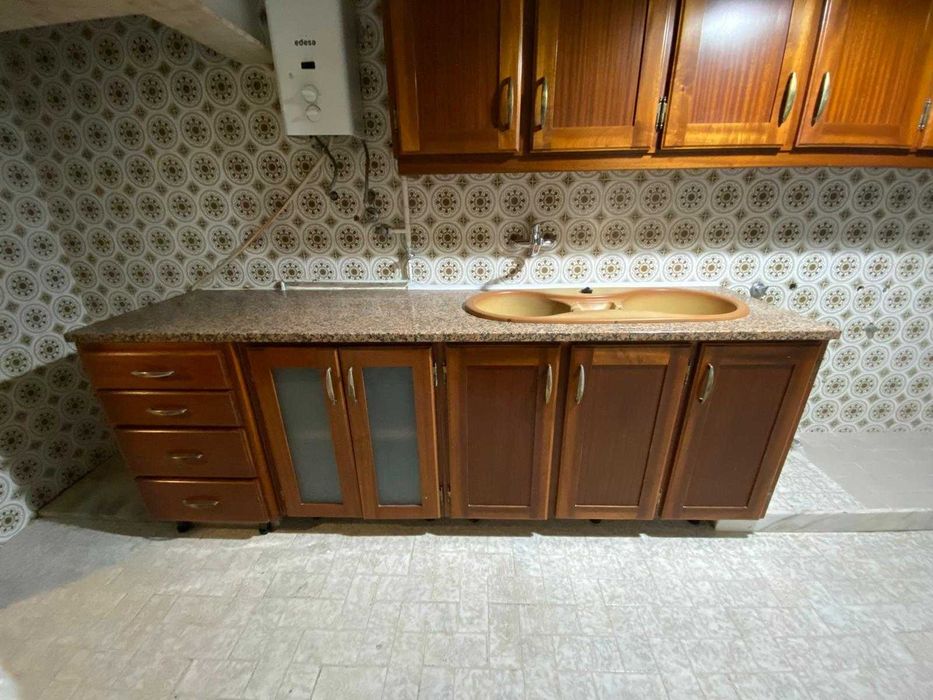 Cozinha completa c/ pedra + esquentador