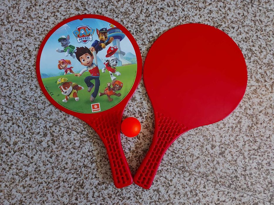 Raquetes praia - Patrulha Pata