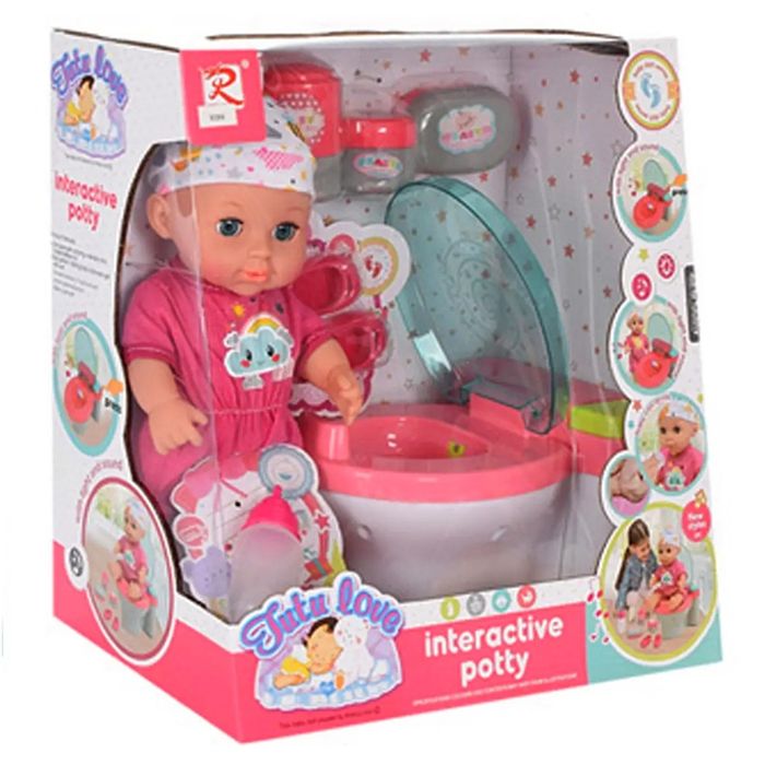 АКЦІЯ! Пупс лялька Tutu love 9263, п'є, функціональний горщик, звук, с
