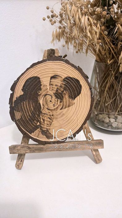 Personalização a laser de fotos e textos