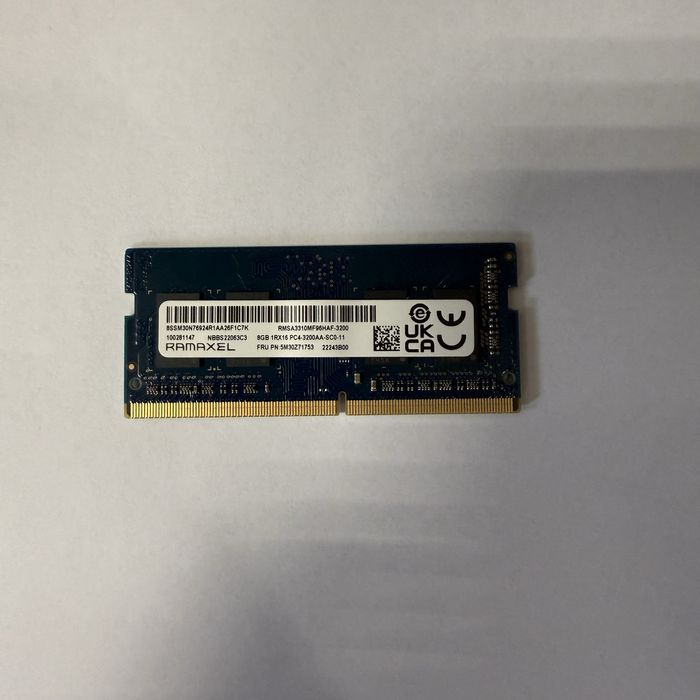 Оперативная память 8GB DDR4 3200MHz SO-DIMM (RAMAXEL) для ноутбука
