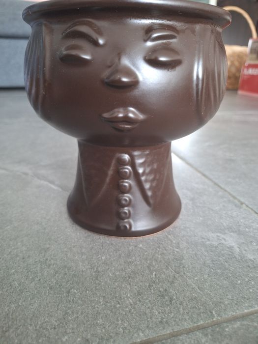 Doniczka ceramika ceramiczna dziewczyna dziewczynka