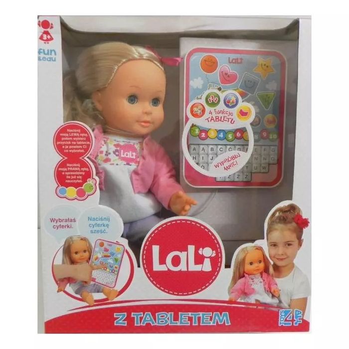 Lalka bobas lali z tabletem