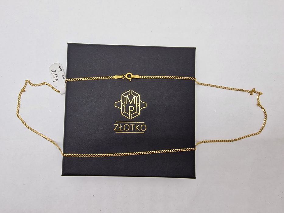 Łańcuszek PANCERKA złoto 585 14k